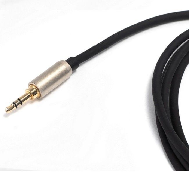 3.5mm Mężczyzna do podwójnego RCA Mężczyzna Y Kabel audio Czarny Różne długości kabli