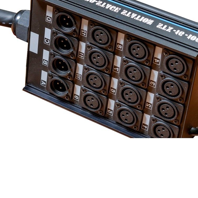 20 kanałowy kabel węża niskoprofilowy XLR wysłać płytę obwodową XLR Splitter 100 stóp
