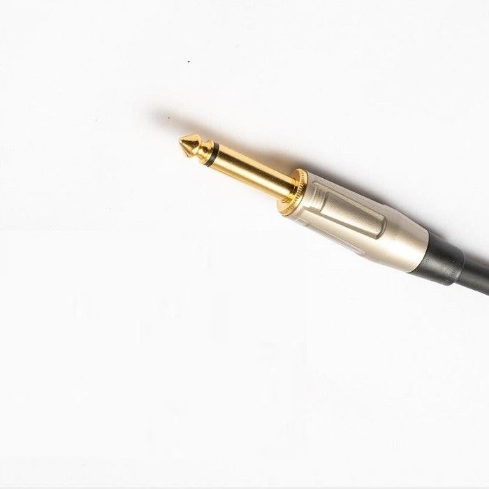 22 Awg Bass Guitar Cable 1/4 Inch Straight To 1/4 Inch Angled Bass Amp Cord For Amp