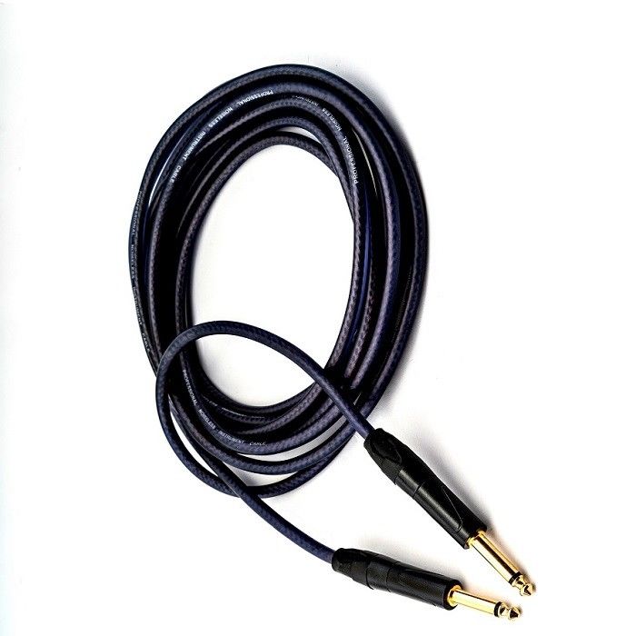 Fioletowy kabel dźwiękowy do gitary Instrument Patch Cable Straight To Straight 10ft Pro Audio Cable