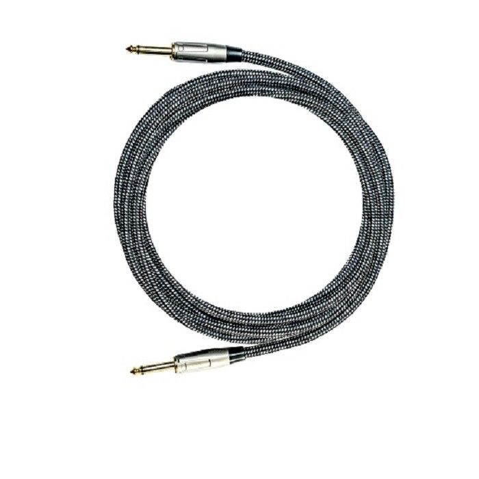 6.35mm Guitar Cable Instrument Patch Cable Nylon Spleten straight to straight Amp Cable