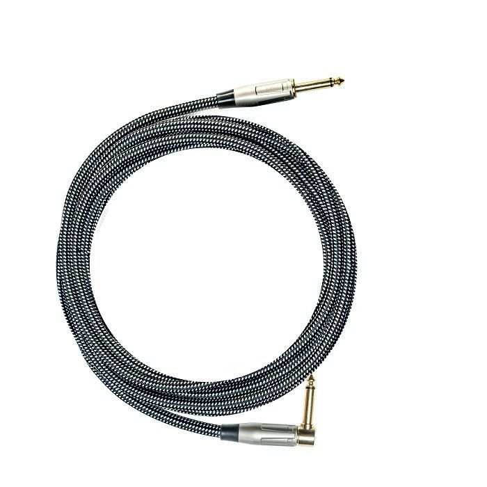 100% OEM Guitar Cable Instrument Patch Cable Tweed Cloth Straight To Angle Amp Cable