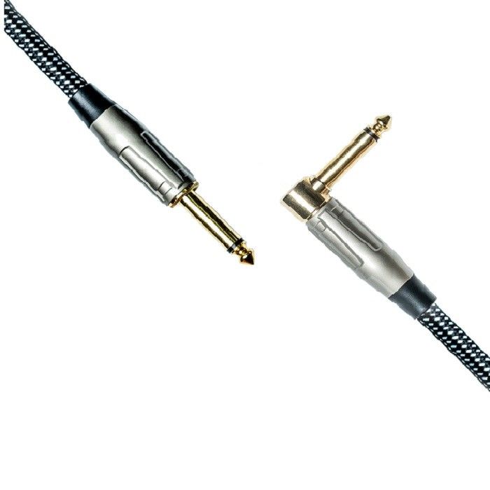 100% OEM Guitar Cable Instrument Patch Cable Tweed Cloth Straight To Angle Amp Cable