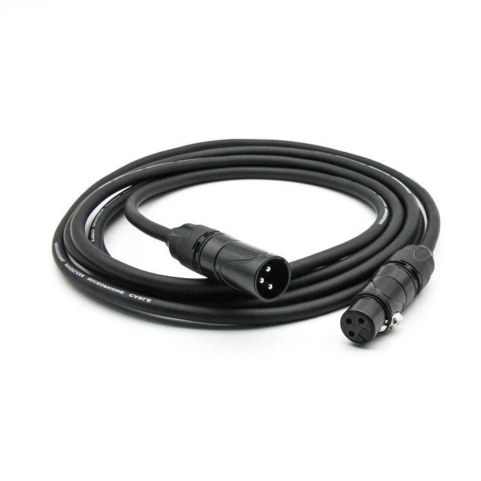 AWG 24 XLR Kable mikrofonowe Czarny XLR Mężczyzna do XLR Kobieta Kabel mikrofonowy do mikserów