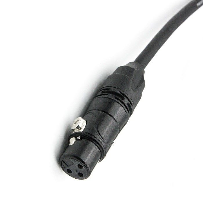 AWG 24 XLR Kable mikrofonowe Czarny XLR Mężczyzna do XLR Kobieta Kabel mikrofonowy do mikserów