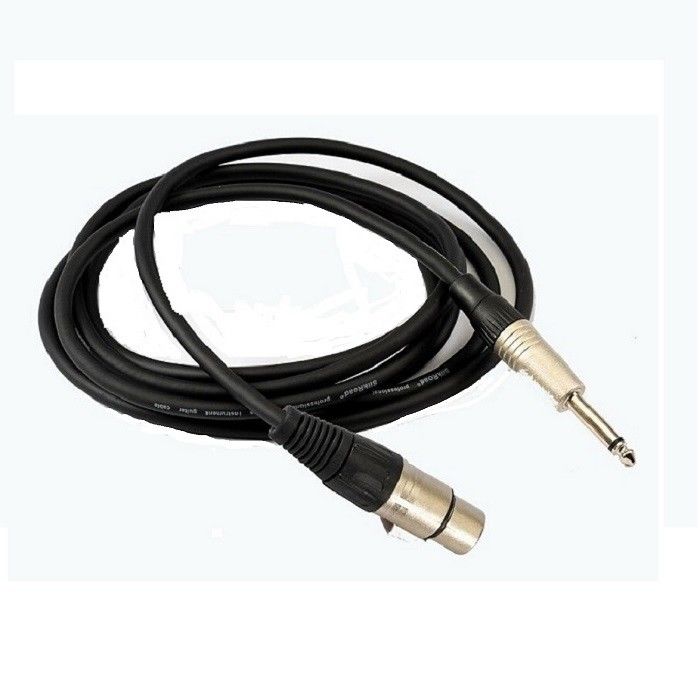 1/4-calowy kabel mikrofonowy 10 stóp XLR kabel XLR męski do XLR kabli mikrofonowych dla kobiet