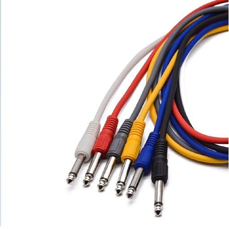 1 stopniowe kabły do patchów gitarowych doprowadzające do efektu Pedal 6 kolorystyczny Pedal gitarowy