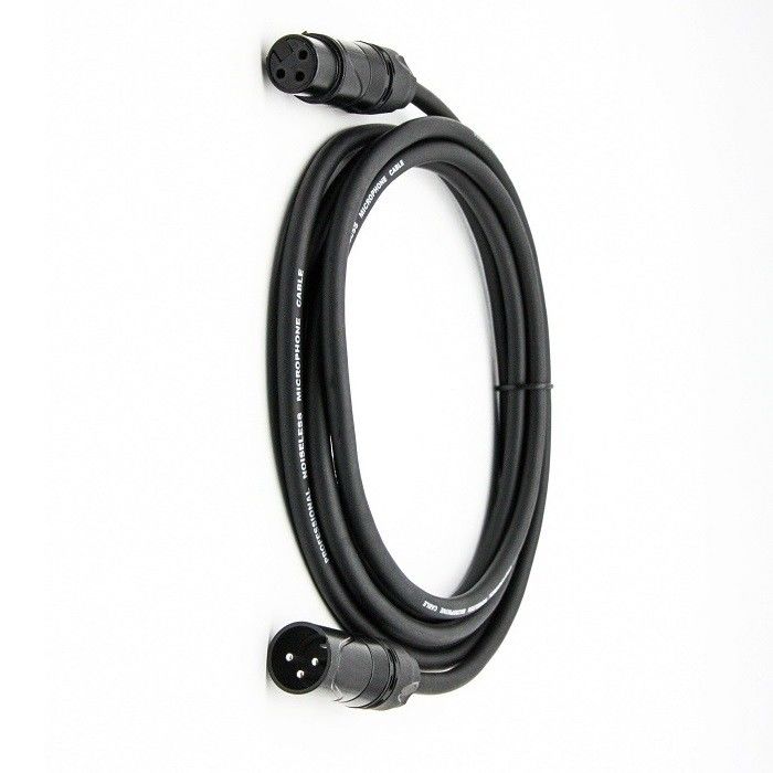 5m 6m XLR Mikrofonowy kabel OFC Konduktor Mikrofony 3 pin XLR-XLR Czarny drut