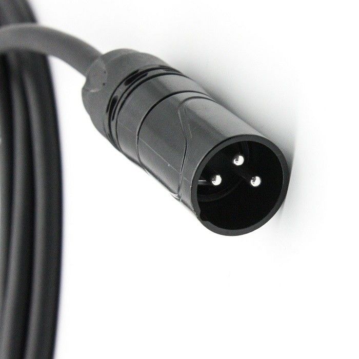 5m 6m XLR Mikrofonowy kabel OFC Konduktor Mikrofony 3 pin XLR-XLR Czarny drut