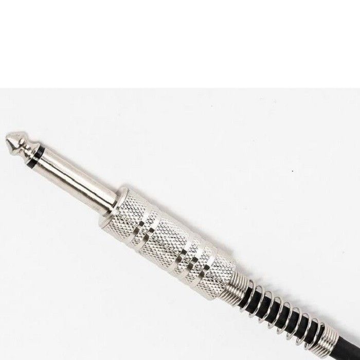 Czarny kabel dźwiękowy do gitary Amp Cord for Bass Czarny kabel do gitary 1/4 Inch 6,35 prosto