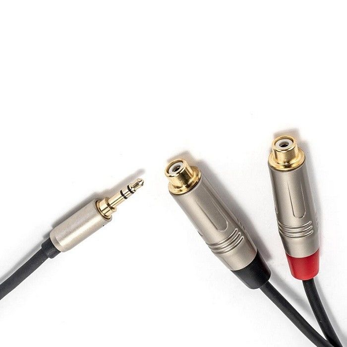 3.5 mm Y splitter kabel do RCA Y audio kabel 3,5 mm stereo do 2 * RCA dla głośnika