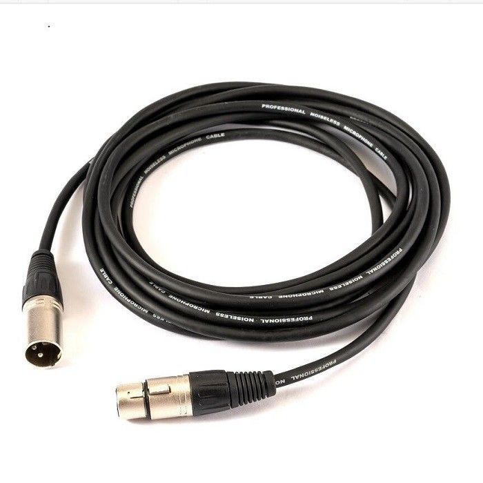 10ft XLR Mężczyzna do Kobiety Mikrofonu Kabel Mikrofonu Kabel do mikseru