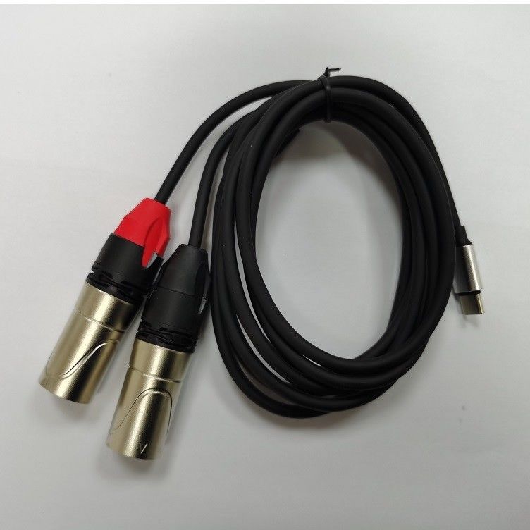 DAC C do podwójnego kablu dźwiękowego XLR Y Splitter wbudowany w potężny chip DAC